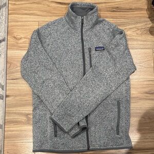 Patagonia Heather Gray Fleece Jacket